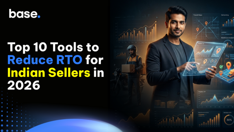 Top 10 tools to reduce RTO for Indian sellers in 2026, showing an ecommerce operator using technology to manage orders, delivery, and RTO