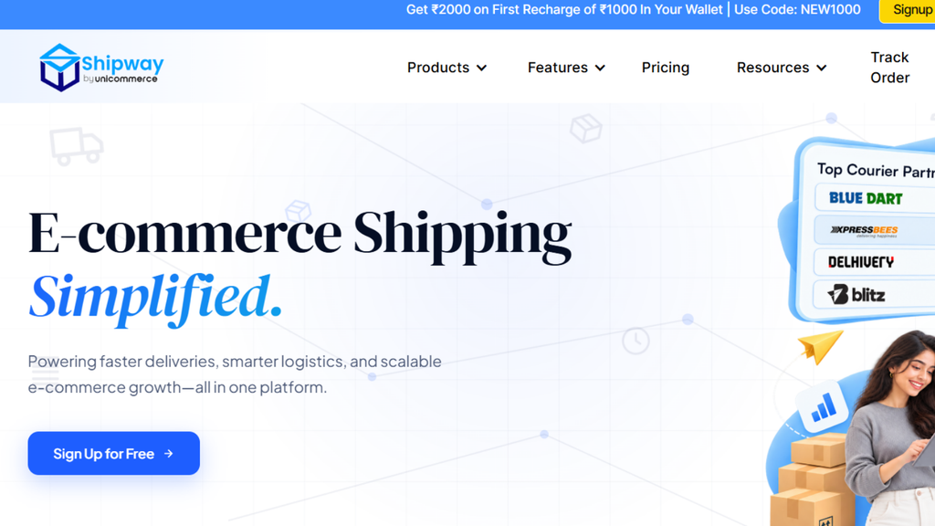 Shipway ecommerce shipping platform showing shipment tracking, NDR follow-up, returns management, and customer delivery communication