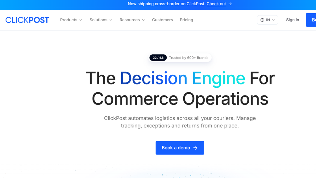 ClickPost delivery management platform showing courier allocation and shipment operations designed to improve delivery performance and reduce failed attempts.
