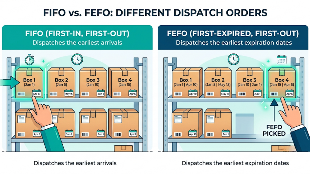 Batch and expiry management in ecommerce inventory, introducing FEFO practices for Indian online sellers.