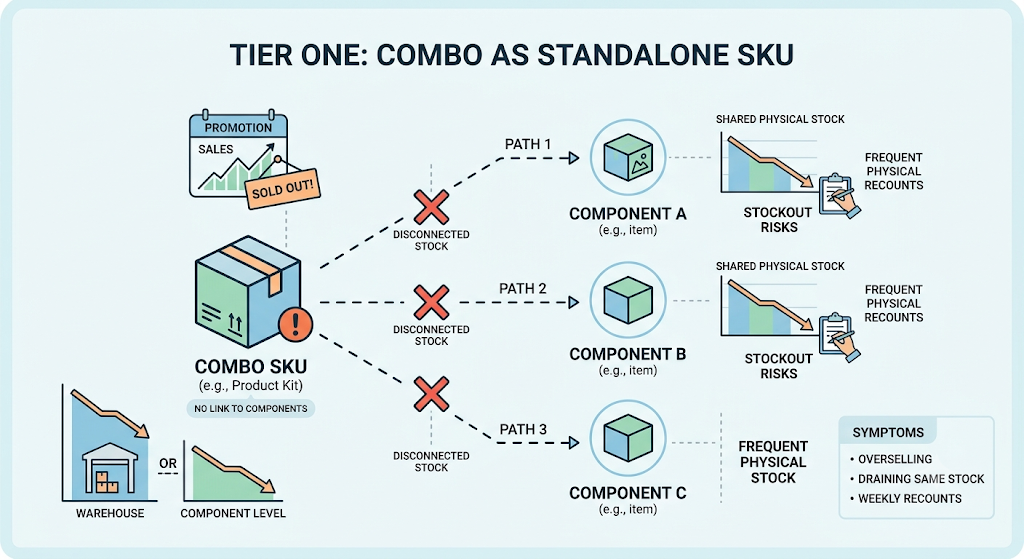 Combo and bundle inventory management for gifting brands, with festive-season planning for Indian ecommerce operations.