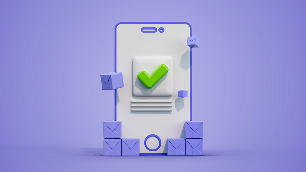 Digital checklist showing order verification and task completion for warehouse operations