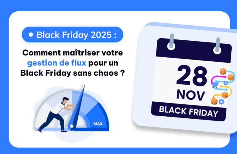 Jauge de performance, illustrant la maîtrise de la gestion de flux e-commerce.