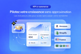Illustration KPI e-commerce dashboard pilotage performance Base