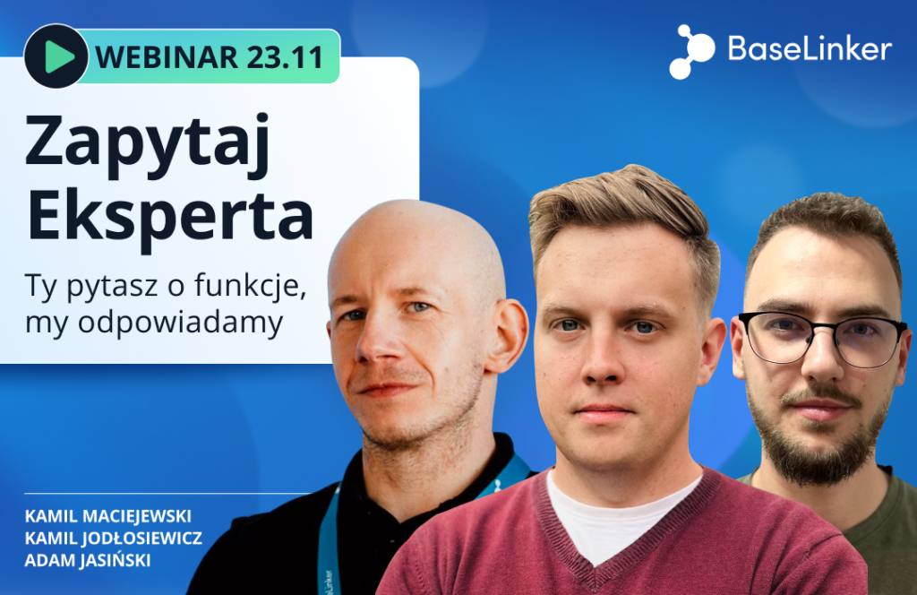 webinar zapytaj eksperta baselinker