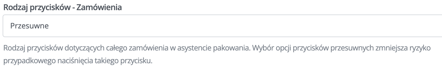 przyciski przesuwne baselinker