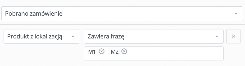 Warunek oraz akcje automatyczne baselinker