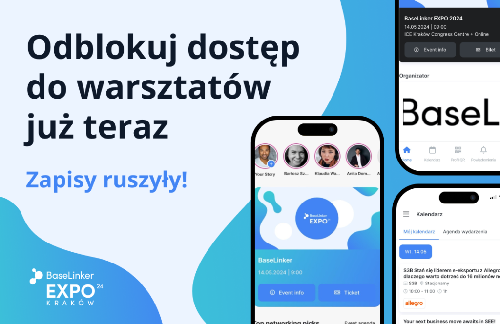 Warsztaty zapisy BaseLinker EXPO 2024
