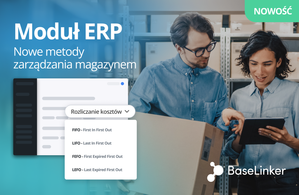 moduł ERP nowe metody zarządzania magazynem