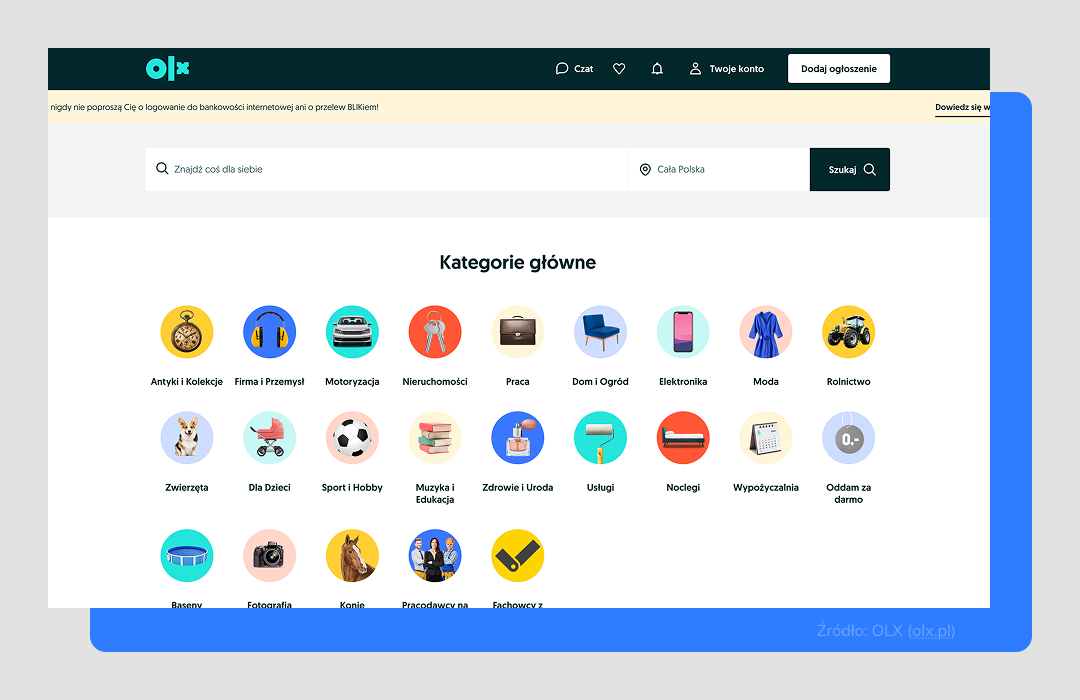 OLX: top platforma sprzedażowa