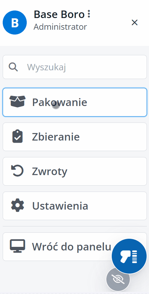 WMS App Pakowanie