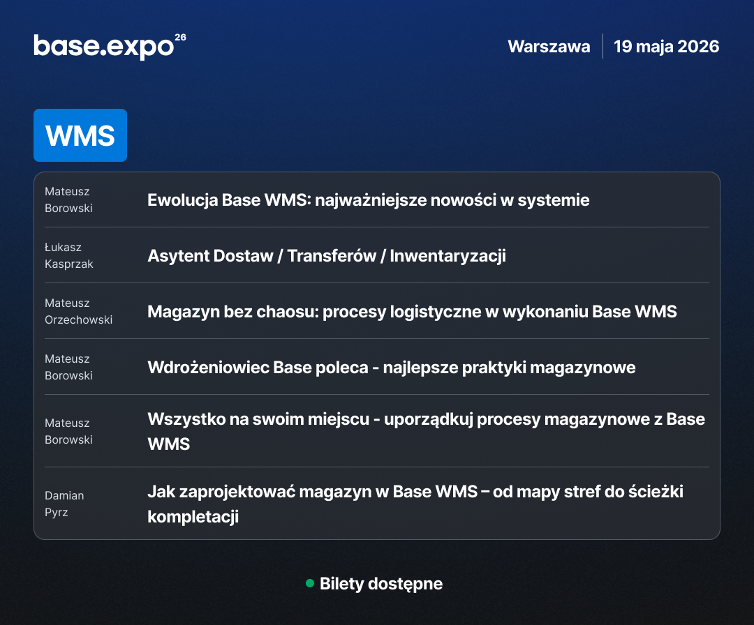 Base Expo 2026 agenda wms