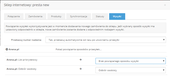 Arena-sklep-internetowy-wysyłki