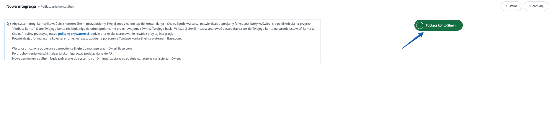 shein-podłączenie-integracji-w-panelu-Base