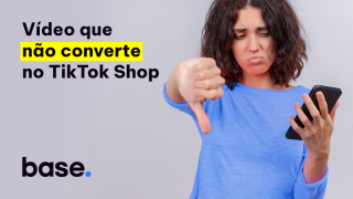 Vídeo que não converte no TikTok Shop