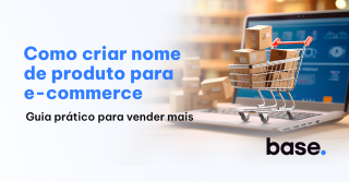 carrinho de compras com caixas de papelão simbolizando as dicas de como criar nome de produtos para vender mais