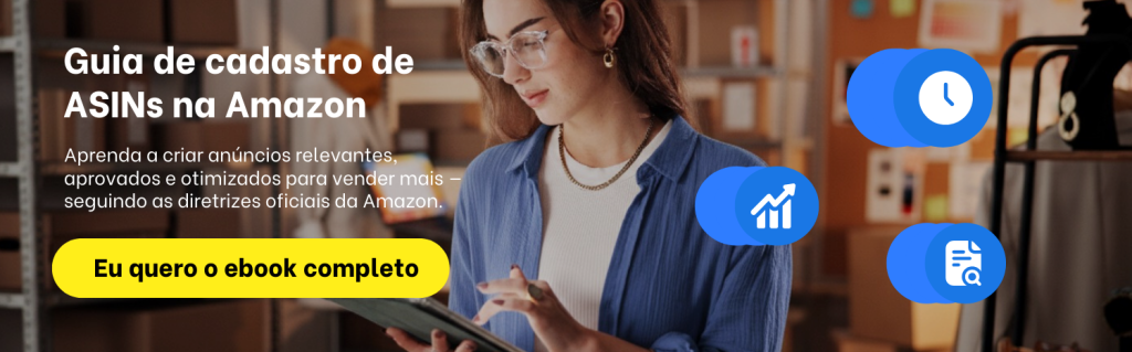 Guia de cadastro de ASINs na Amazon